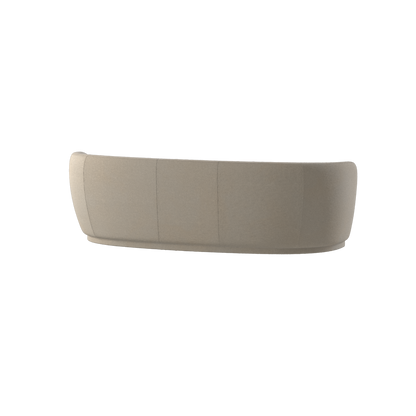 Posh Sofa - Curved Back Sofa with Continuous Base