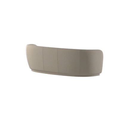 Posh Sofa - Curved Back Sofa with Continuous Base