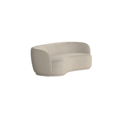 Posh Sofa - Curved Back Sofa with Continuous Base