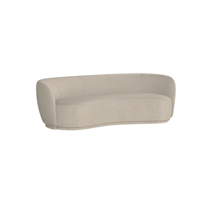 Posh Sofa - Curved Back Sofa with Continuous Base