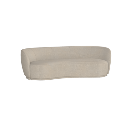 Posh Sofa - Curved Back Sofa with Continuous Base