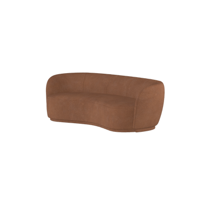 Posh Sofa - Curved Back Sofa with Continuous Base