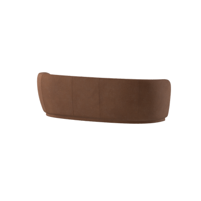 Posh Sofa - Curved Back Sofa with Continuous Base