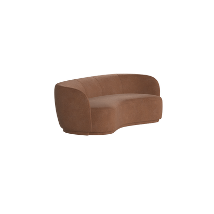 Posh Sofa - Curved Back Sofa with Continuous Base
