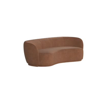 Posh Sofa - Curved Back Sofa with Continuous Base