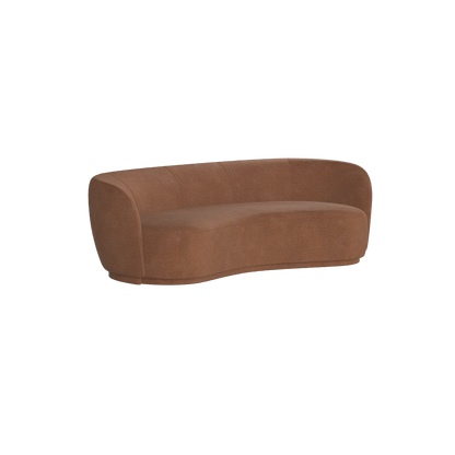 Posh Sofa - Curved Back Sofa with Continuous Base