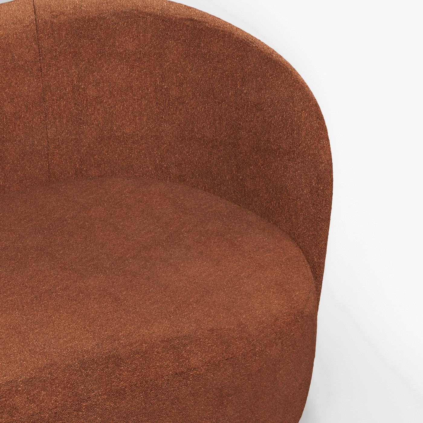 Posh Sofa - Curved Back Sofa with Continuous Base