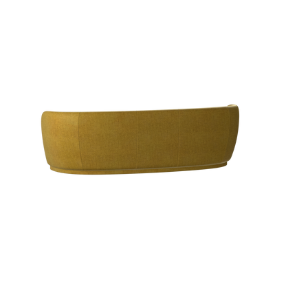 Canapé Posh - Canapé à dossier incurvé avec base continue