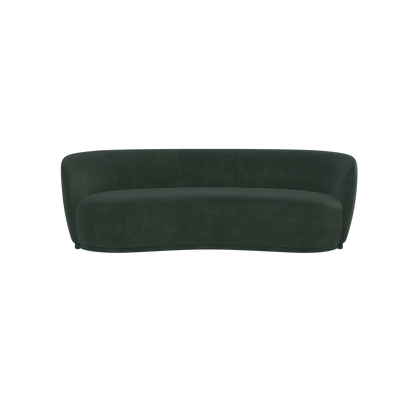 Posh Sofa - Curved Back Sofa with Continuous Base
