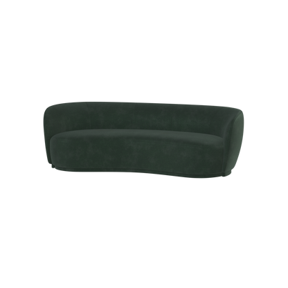 Posh Sofa - Curved Back Sofa with Continuous Base