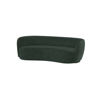 Posh Sofa - Curved Back Sofa with Continuous Base