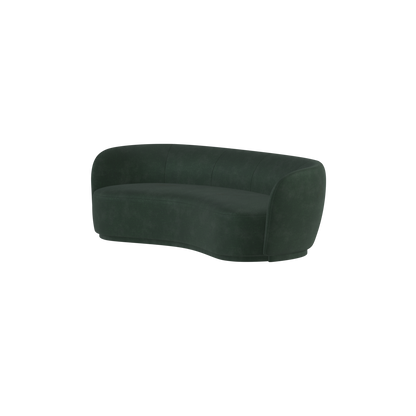 Posh Sofa - Curved Back Sofa with Continuous Base