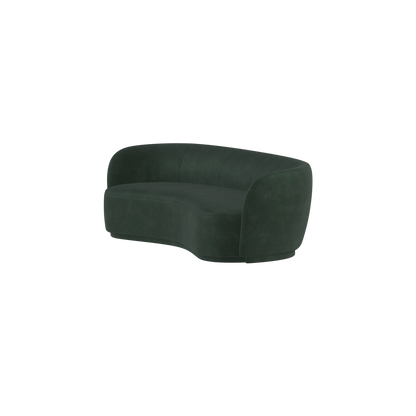 Posh Sofa - Curved Back Sofa with Continuous Base