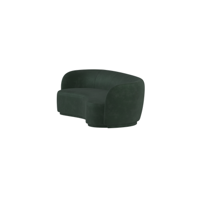 Posh Sofa - Curved Back Sofa with Continuous Base