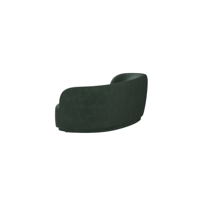 Posh Sofa - Curved Back Sofa with Continuous Base