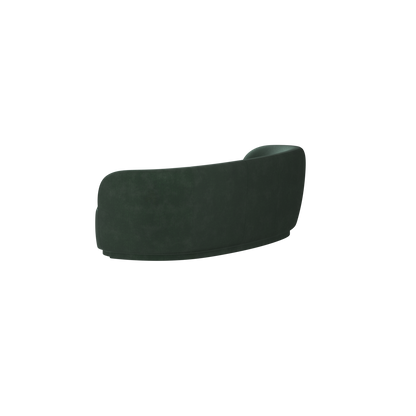 Posh Sofa - Curved Back Sofa with Continuous Base