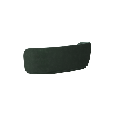Posh Sofa - Curved Back Sofa with Continuous Base