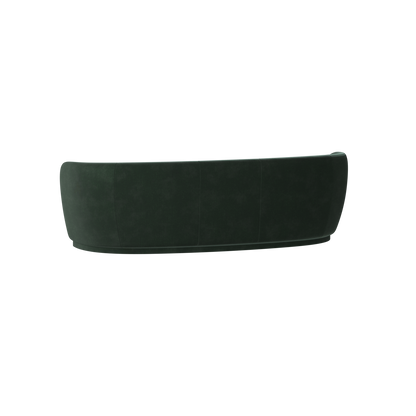 Posh Sofa - Curved Back Sofa with Continuous Base