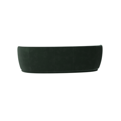 Posh Sofa - Curved Back Sofa with Continuous Base