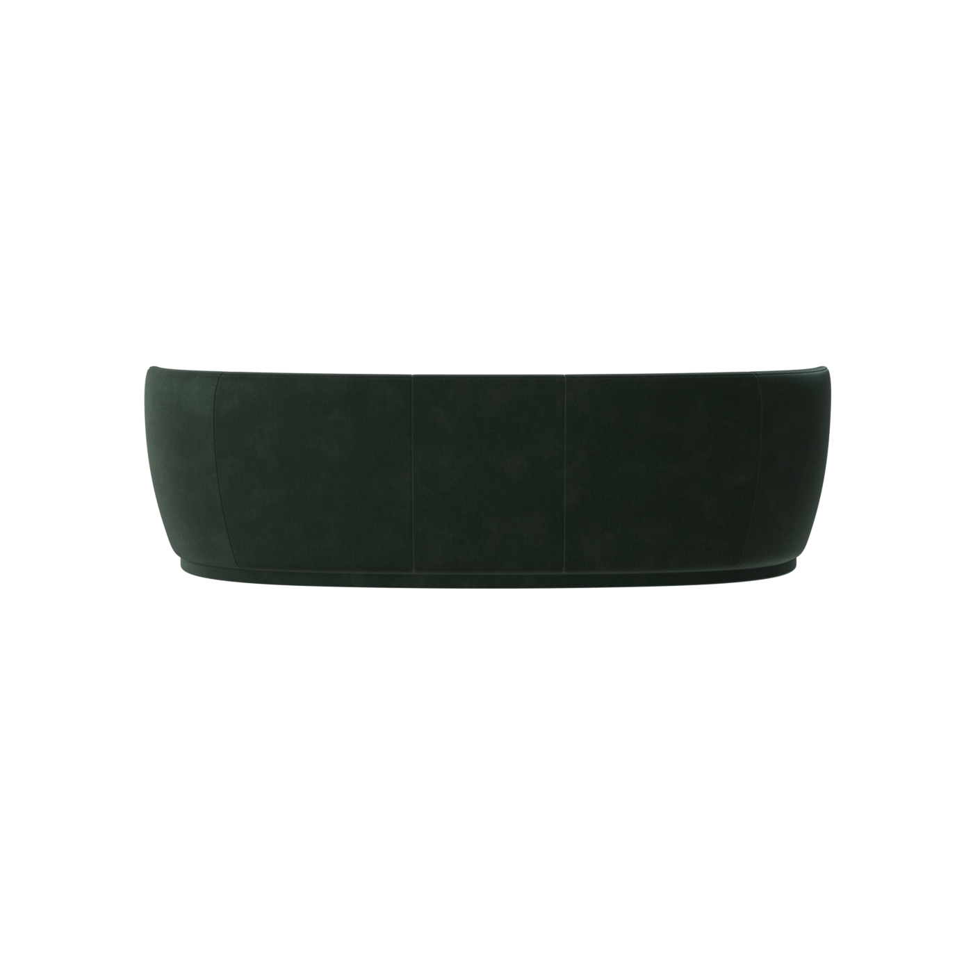 Posh Sofa - Curved Back Sofa with Continuous Base