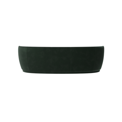 Posh Sofa - Curved Back Sofa with Continuous Base