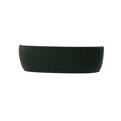 Posh Sofa - Curved Back Sofa with Continuous Base