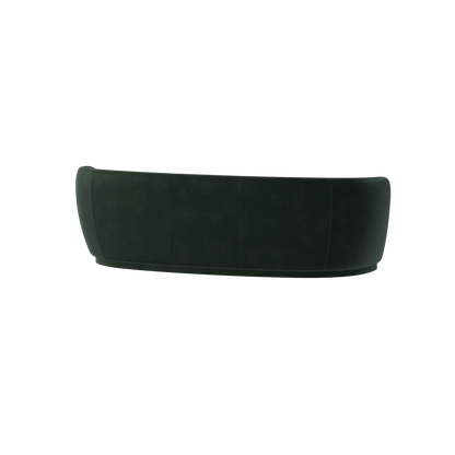 Posh Sofa - Curved Back Sofa with Continuous Base