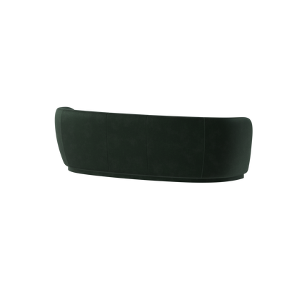Posh Sofa - Curved Back Sofa with Continuous Base