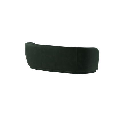 Posh Sofa - Curved Back Sofa with Continuous Base