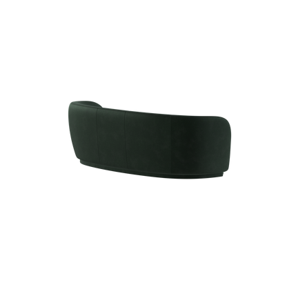 Posh Sofa - Curved Back Sofa with Continuous Base