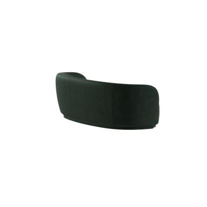 Posh Sofa - Curved Back Sofa with Continuous Base