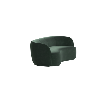 Posh Sofa - Curved Back Sofa with Continuous Base