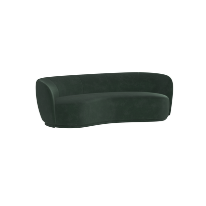 Posh Sofa - Curved Back Sofa with Continuous Base