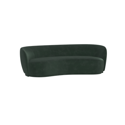 Posh Sofa - Curved Back Sofa with Continuous Base