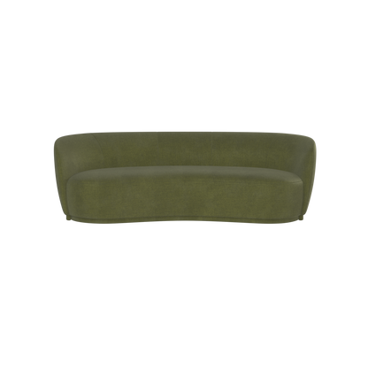 Posh Sofa - Curved Back Sofa with Continuous Base