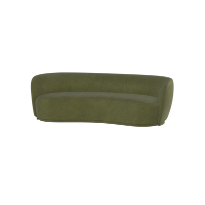 Posh Sofa - Curved Back Sofa with Continuous Base