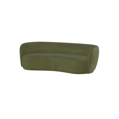 Posh Sofa - Curved Back Sofa with Continuous Base
