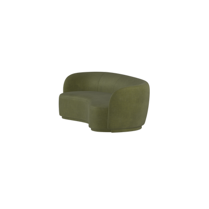Posh Sofa - Curved Back Sofa with Continuous Base