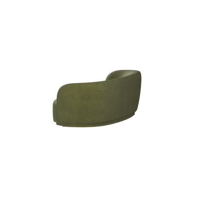 Posh Sofa - Curved Back Sofa with Continuous Base