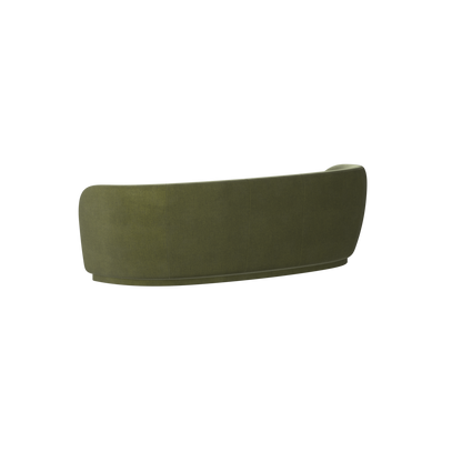 Posh Sofa - Curved Back Sofa with Continuous Base