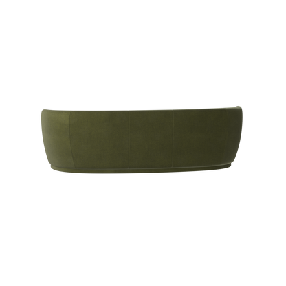 Posh Sofa - Curved Back Sofa with Continuous Base