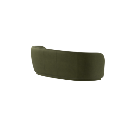 Posh Sofa - Curved Back Sofa with Continuous Base