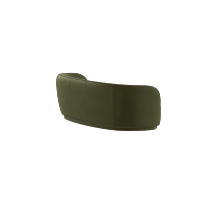 Posh Sofa - Curved Back Sofa with Continuous Base