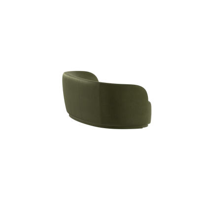 Posh Sofa - Curved Back Sofa with Continuous Base