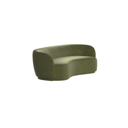 Posh Sofa - Curved Back Sofa with Continuous Base