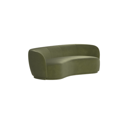 Posh Sofa - Curved Back Sofa with Continuous Base