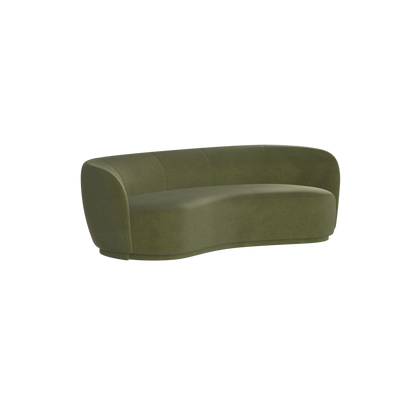 Posh Sofa - Curved Back Sofa with Continuous Base