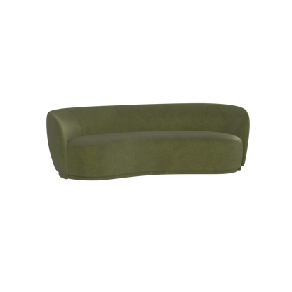 Posh Sofa - Curved Back Sofa with Continuous Base