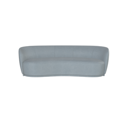 Posh Sofa - Curved Back Sofa with Continuous Base