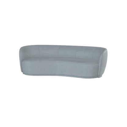 Posh Sofa - Curved Back Sofa with Continuous Base